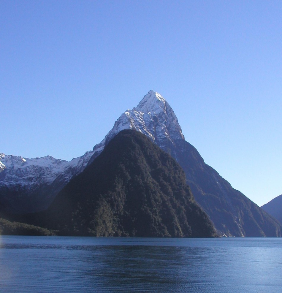 Mitre Peak at Milford Sound Photography by CyberShutterbug