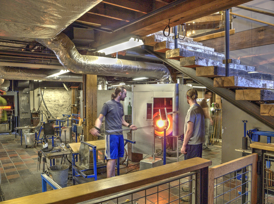 Glass Blowing at Simon Pearce Photography by CyberShutterbug