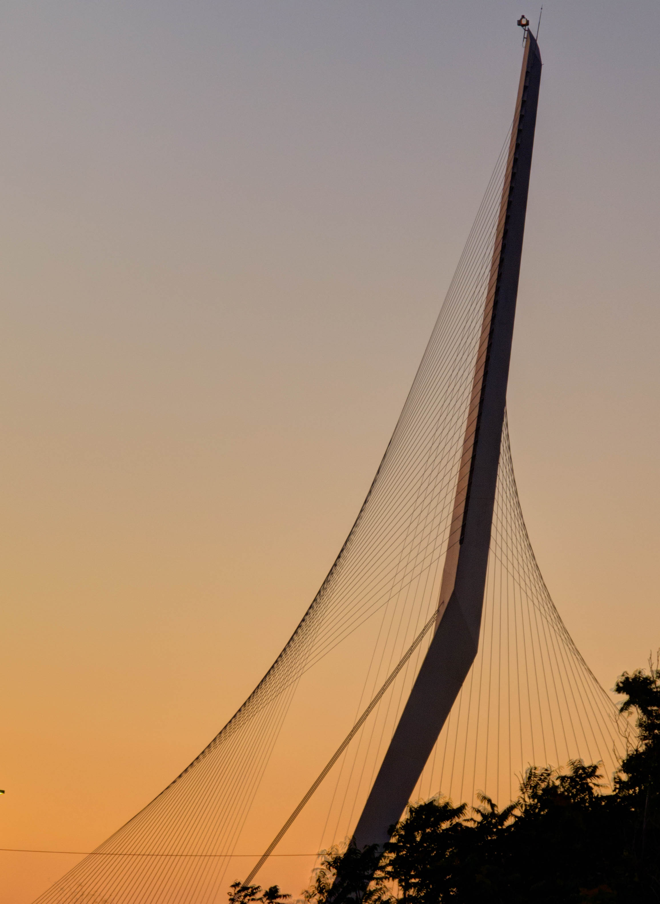 Bridge of Strings at Sunset