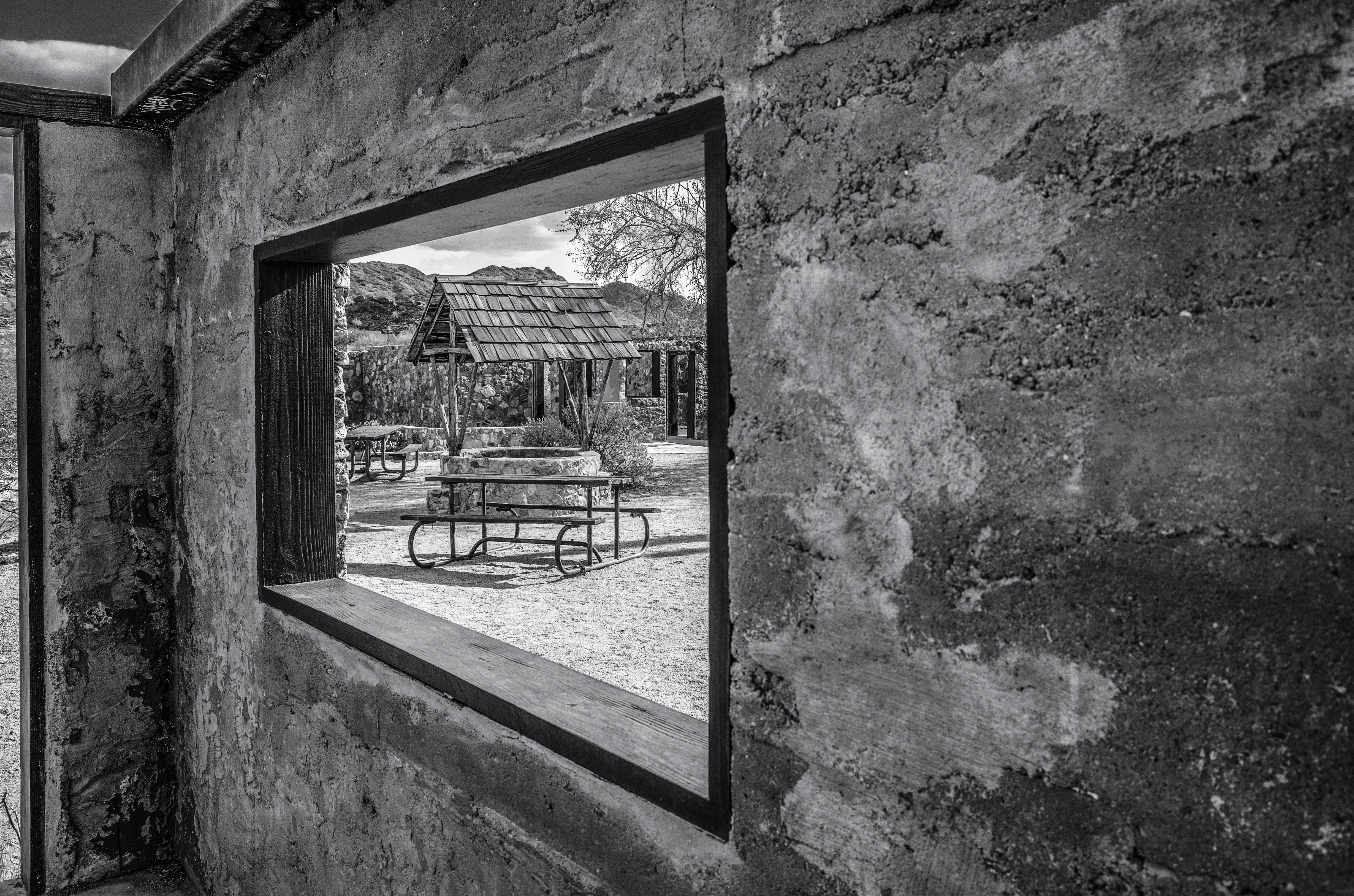 Abandoned Scenic Window on the Courtyard