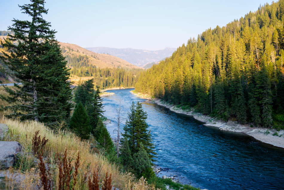 Evening on the Snake River Photography by CyberShutterbug