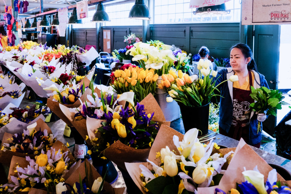Flower Vendor Photography by CyberShutterbug