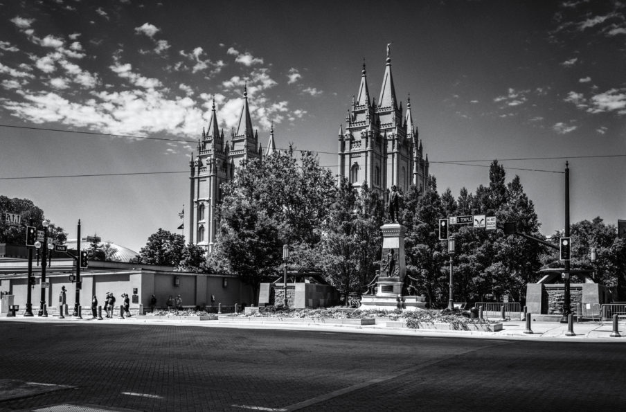 On Temple Square Photography by CyberShutterbug