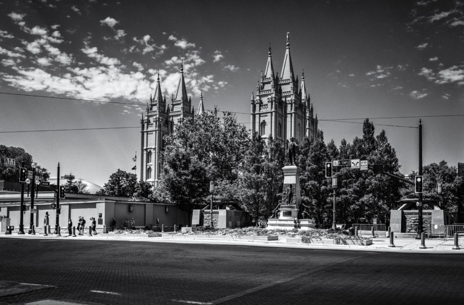 On Temple Square Photography by CyberShutterbug