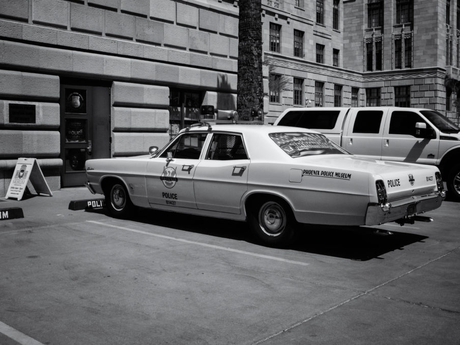 Vintage Police Cruiser Photography by CyberShutterbug