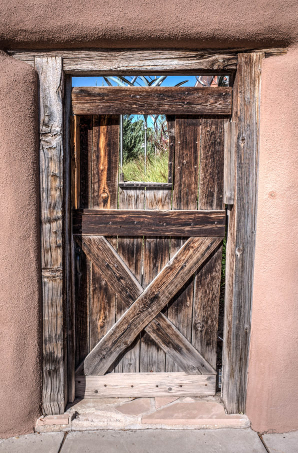 Weathered Gate Photography by CyberShutterbug