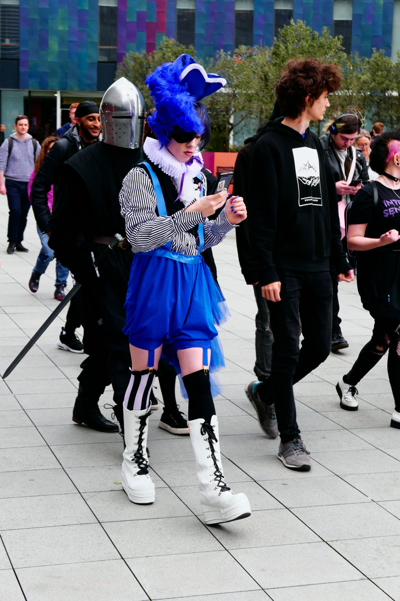 With Her Gallant Knight Photography by CyberShutterbug